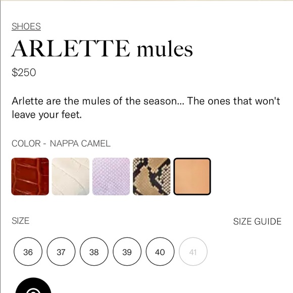 Rouje Arlene Mules sz 40 - Picture 4 of 10